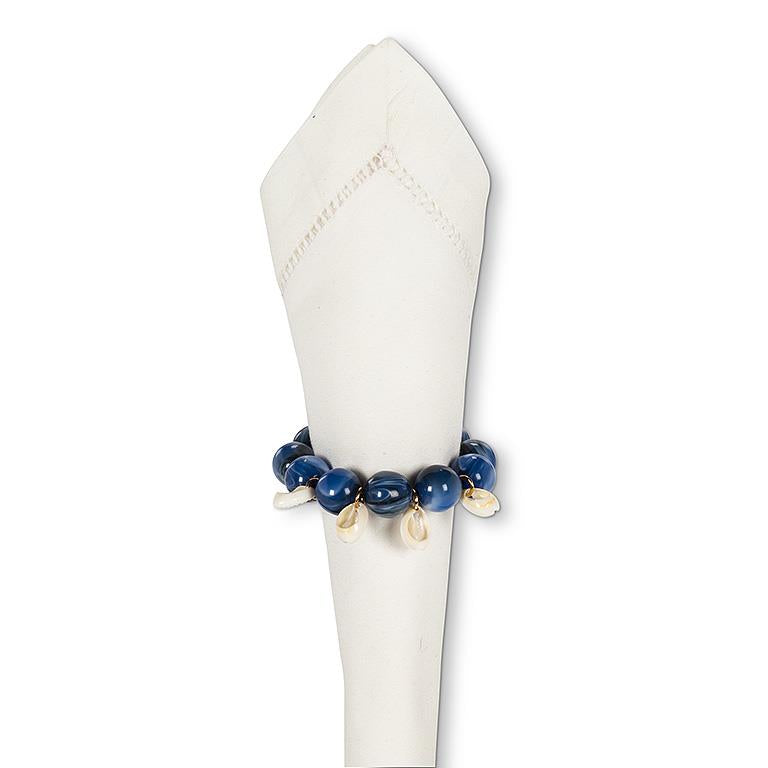 Beaded Napkin Ring with Shells