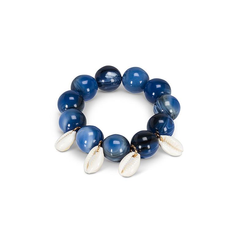 Beaded Napkin Ring with Shells