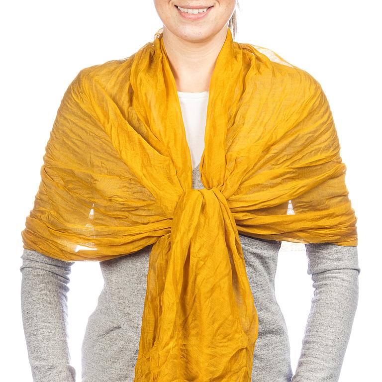 Classic Lightweight Scarf - Yellow