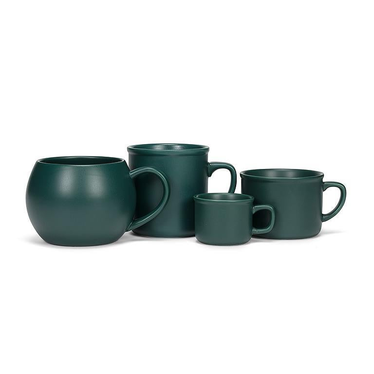Classic Matte Espresso Cup Dark Green