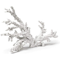 Grande branche de corail blanche 12 pouces