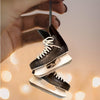 Ornement de patins de hockey