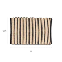 Tapis rayures horizontales 50x76 cm