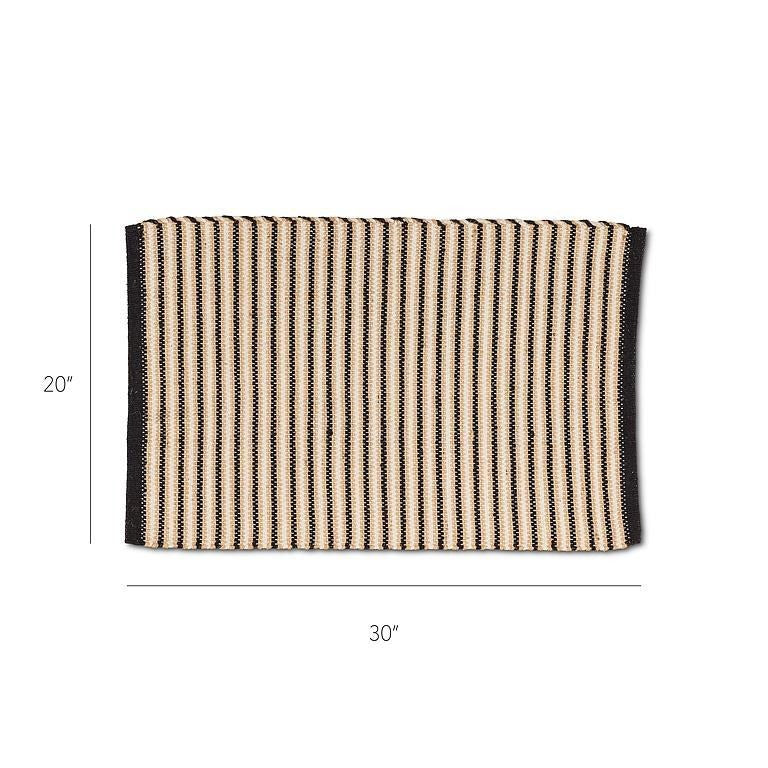 Tapis rayures horizontales 50x76 cm