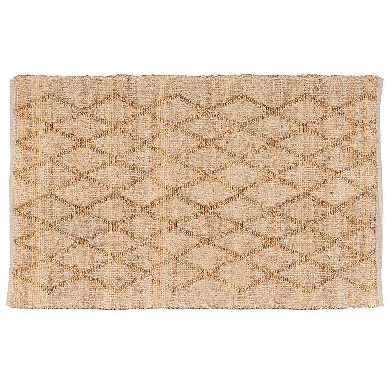 Large Diamond Weave Jute Mat 20x30"