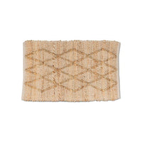 Large Diamond Weave Jute Mat 20x30"