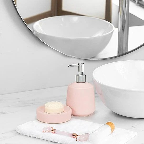 Porte-savon rond mat 4"