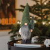 Medium Gnome with Knit Hat & Tree