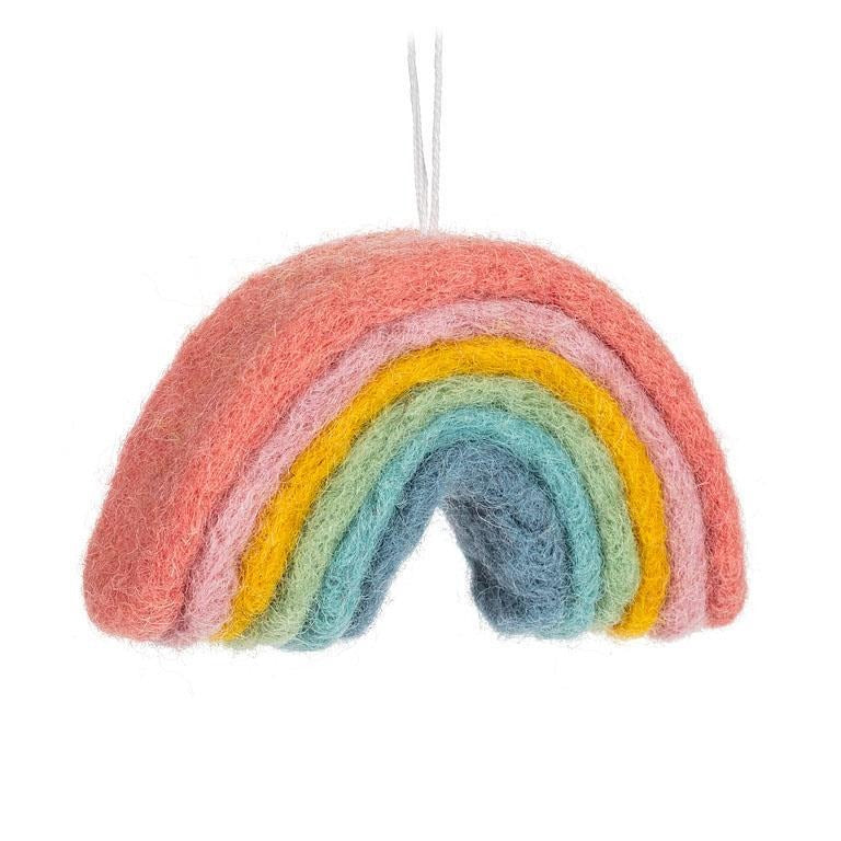 Ornement arc-en-ciel pastel