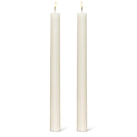 Ridged Taper Candles 9.5"