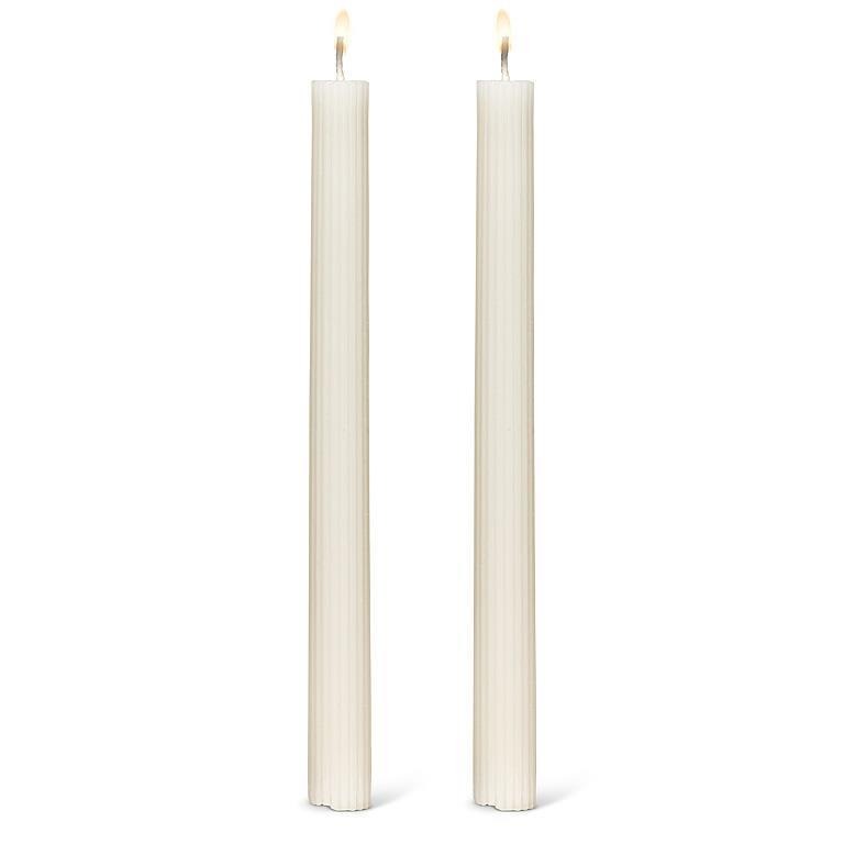 Ridged Taper Candles 9.5"