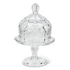 Small Covered Pedestal Plate with Hearts