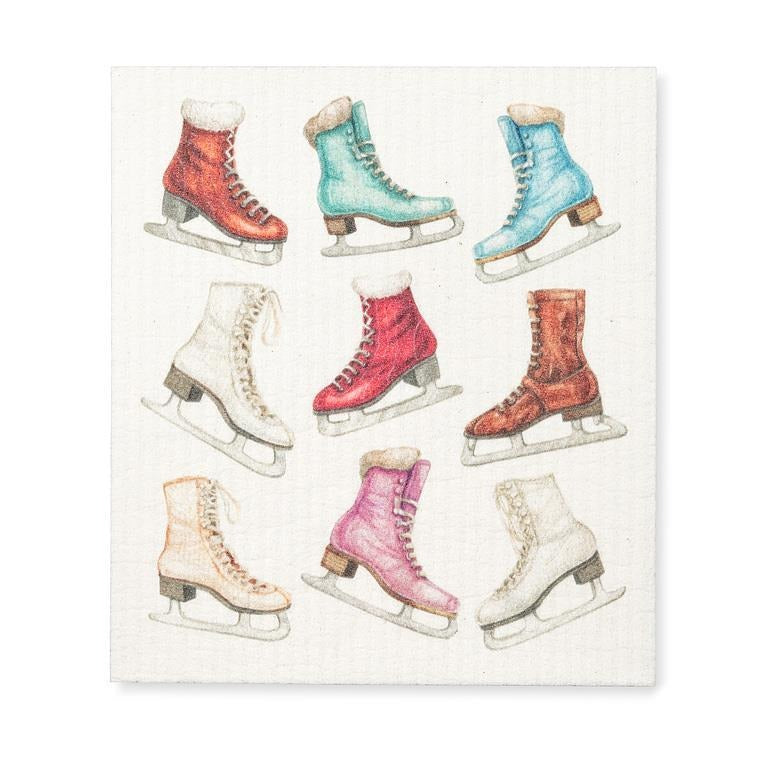 Swedish Sponge Cloth - Ice Skates