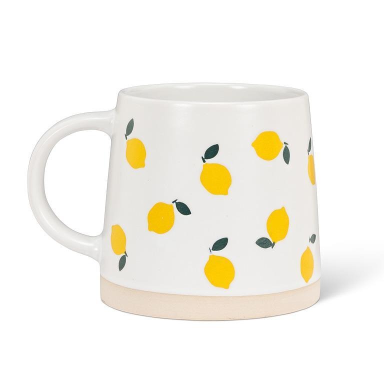 Tasse à base large avec citrons