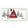Plateau rectangulaire Winter Cabins