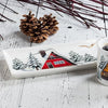 Plateau rectangulaire Winter Cabins
