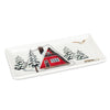 Plateau rectangulaire Winter Cabins