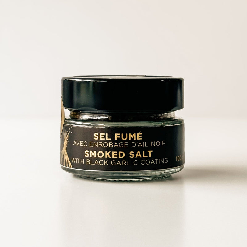 Sel fumé avec enrobage d'ail noir 100g