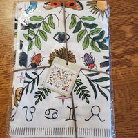 Floursack Zodiac Tea Towel Bandana Style