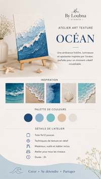 Atelier créatif :Art Texturé sur Toile