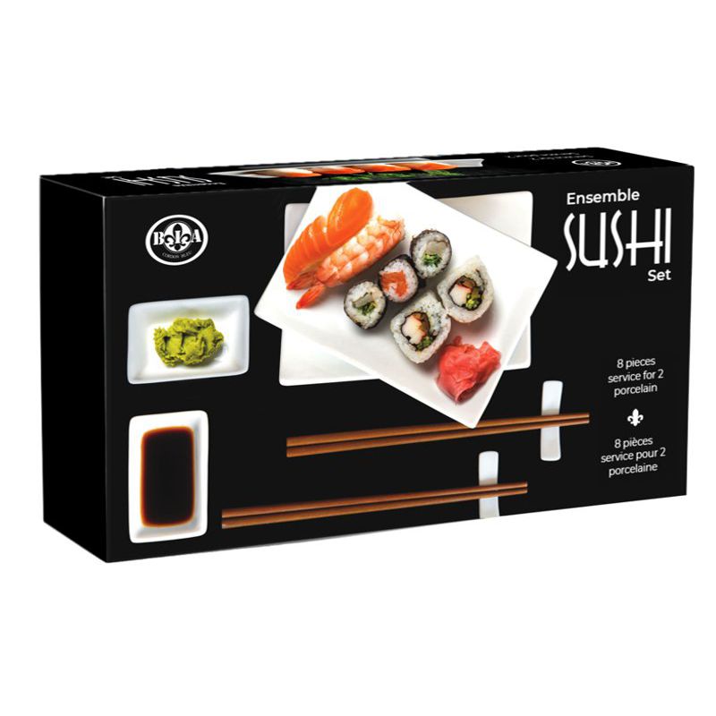 Ensemble à sushis 8 pièces