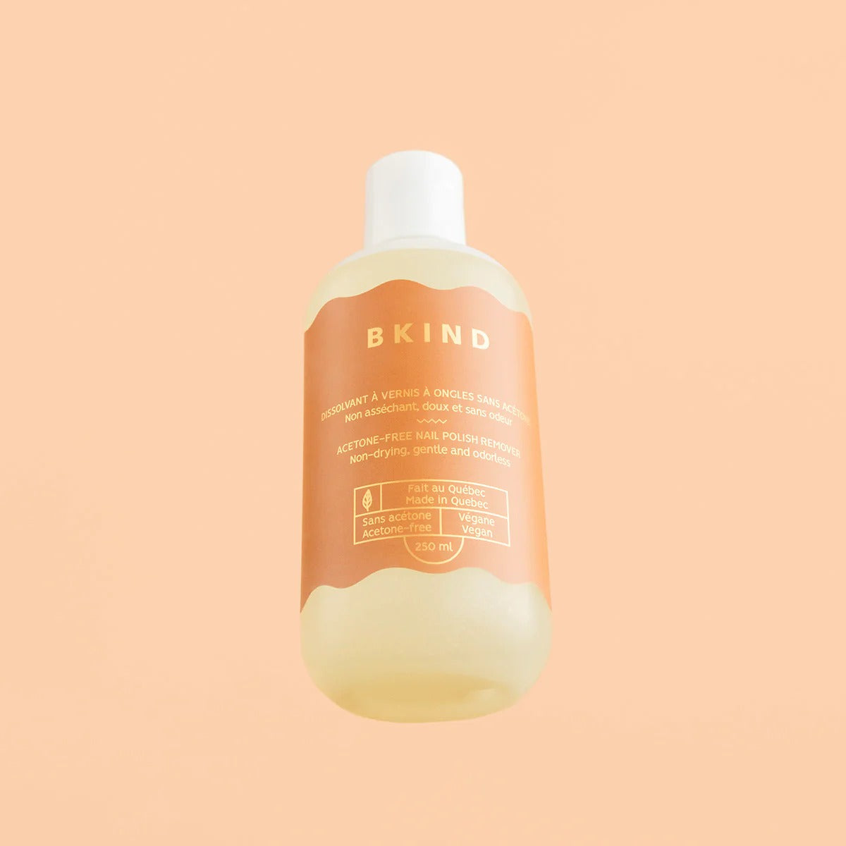 Dissolvant à vernis à ongles sans acétone