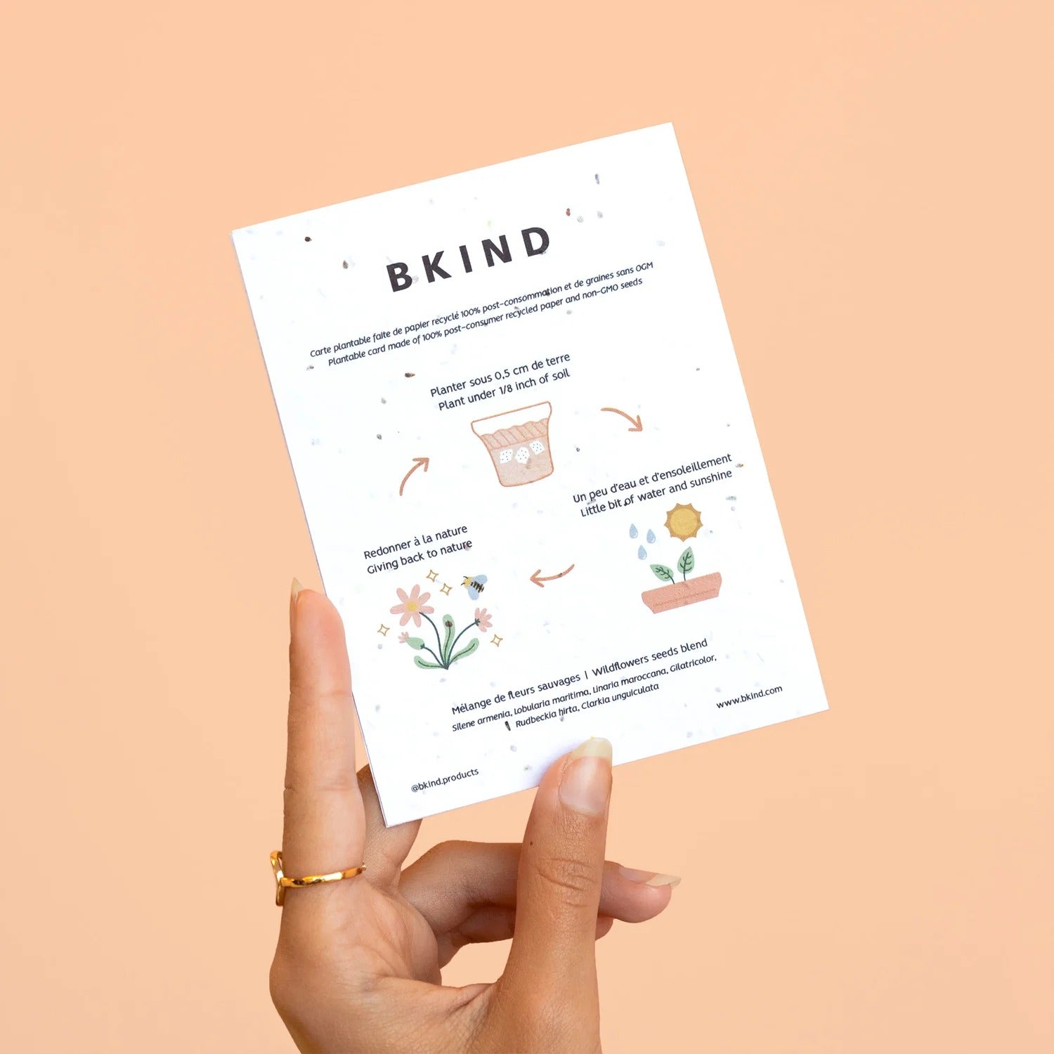 Carte à planter - Plantes d'intérieur