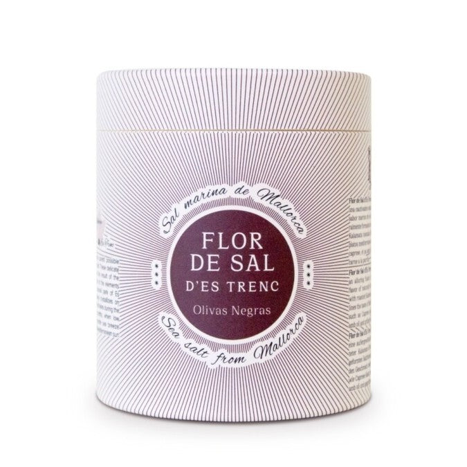 Flor de Sal D'es Trenc Olivas Negras 150g