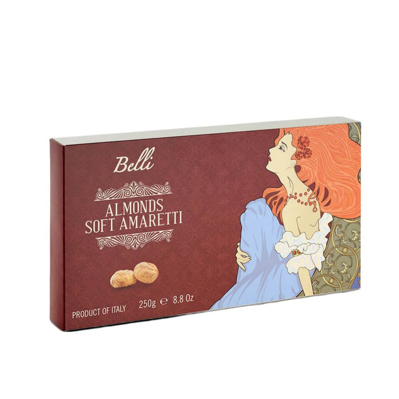 Amaretti moelleux aux amandes en coffret cadeau 250g