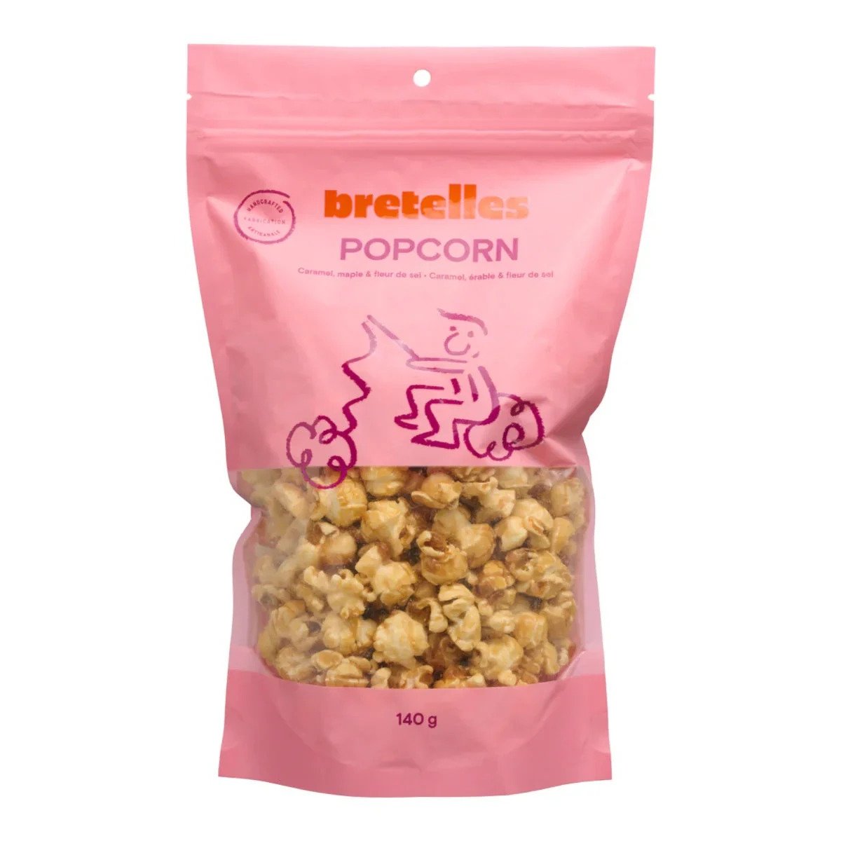 Caramel, Maple & Fleur de Sel Popcorn 140g