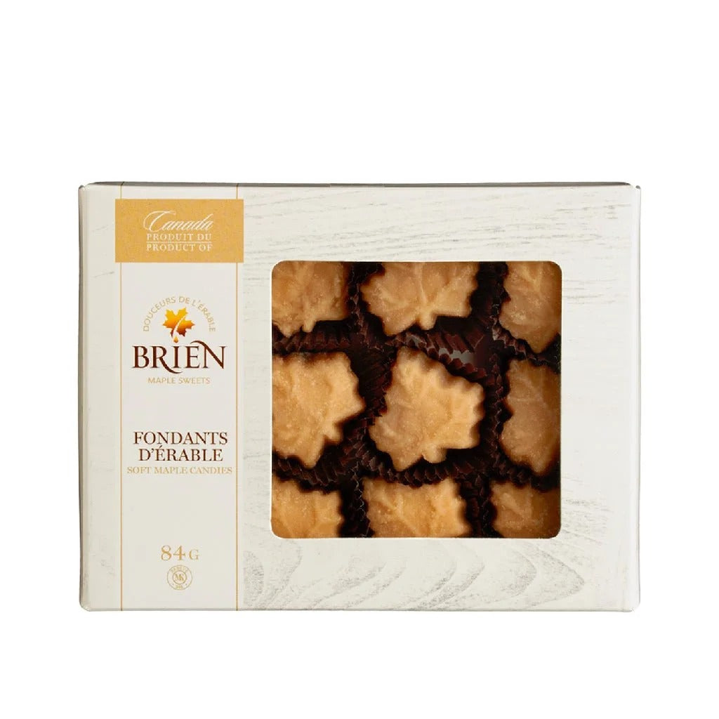 Bonbons à l'érable moelleux - Boîte de 12 - 84g