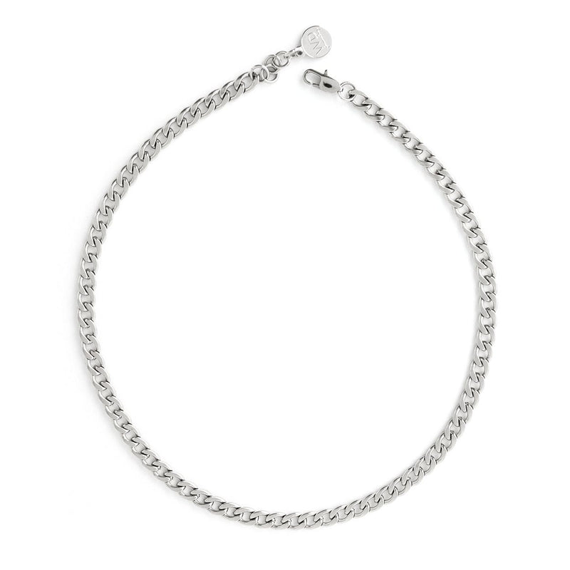 Cobain Silver XL Cuban Chain Necklace