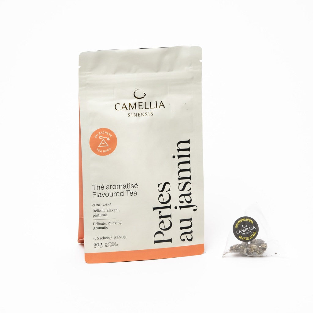 Thé aromatisé aux perles de jasmin - 12 sachets
