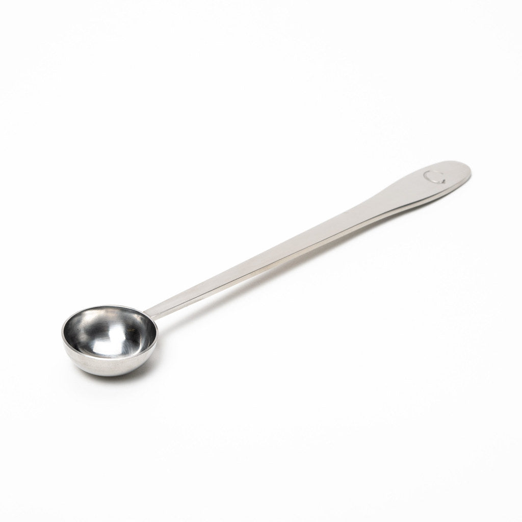 Cuillère doseuse à thé en acier inoxydable à long manche, 19 cm