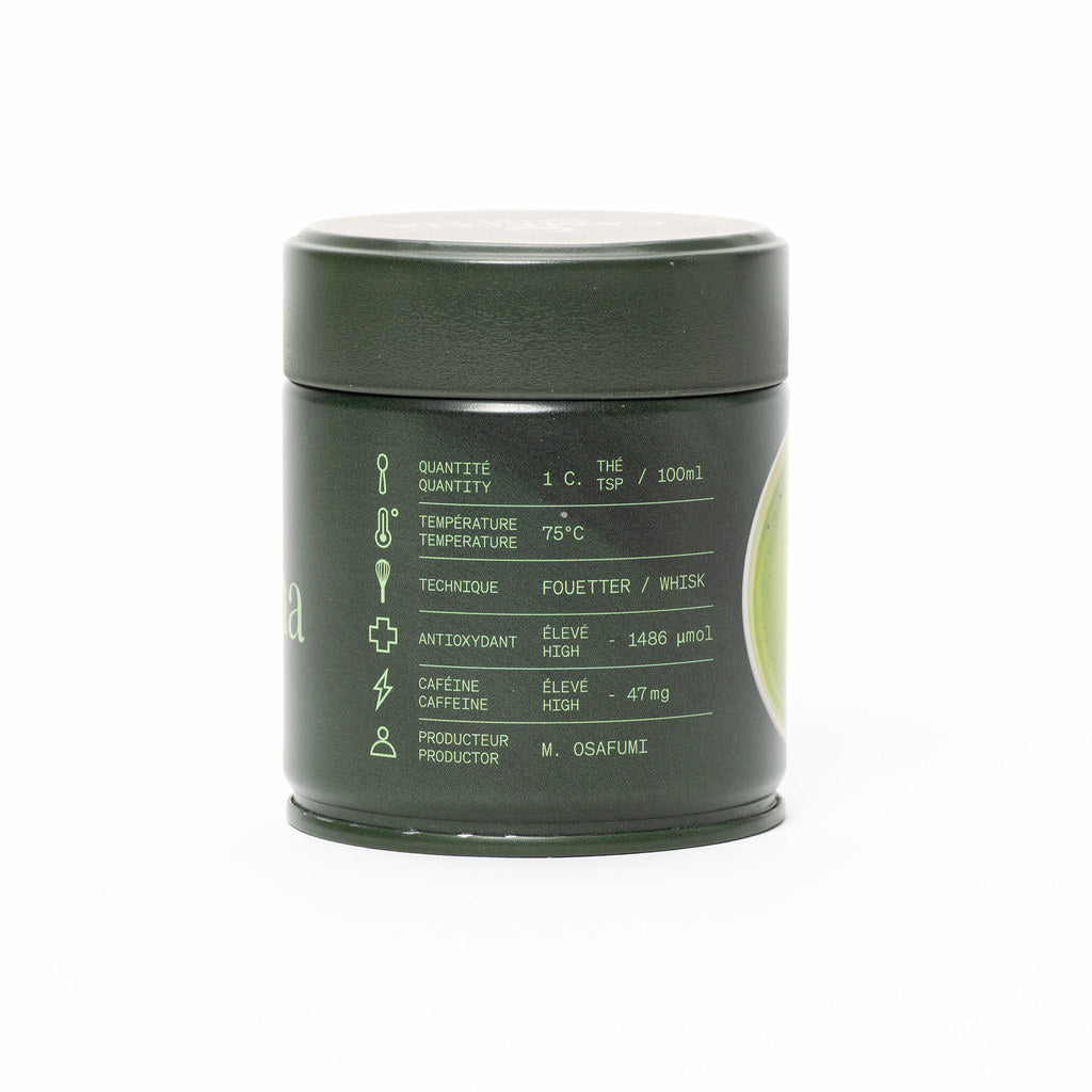 Thé Matcha Uji de qualité cérémonielle - Boîte de 40g
