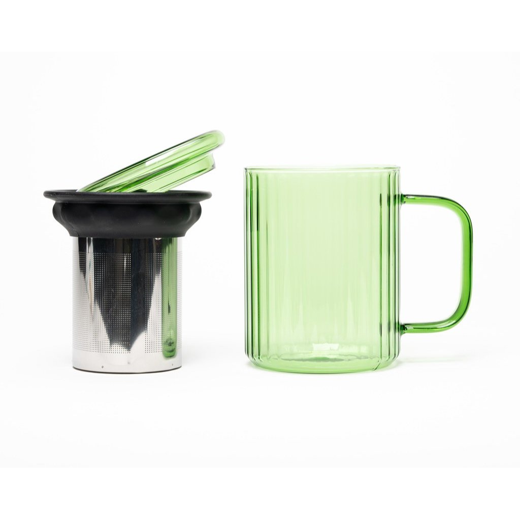 Tasse avec infuseur Opale - Vert jade