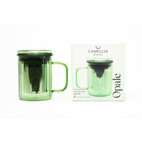Tasse avec infuseur Opale - Vert jade