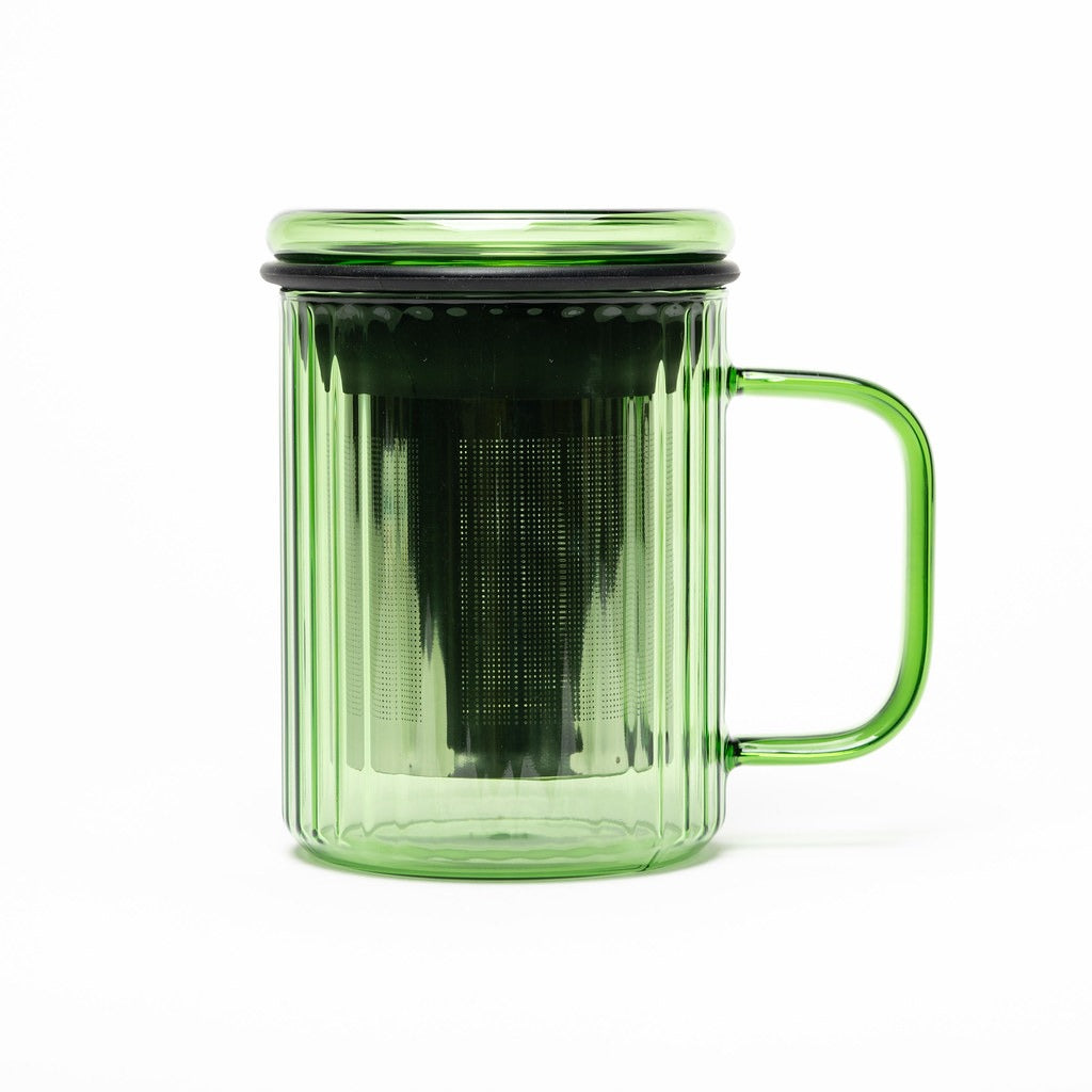 Tasse avec infuseur Opale - Vert jade