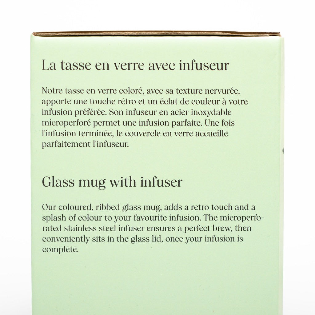 Tasse avec infuseur Opale - Vert jade