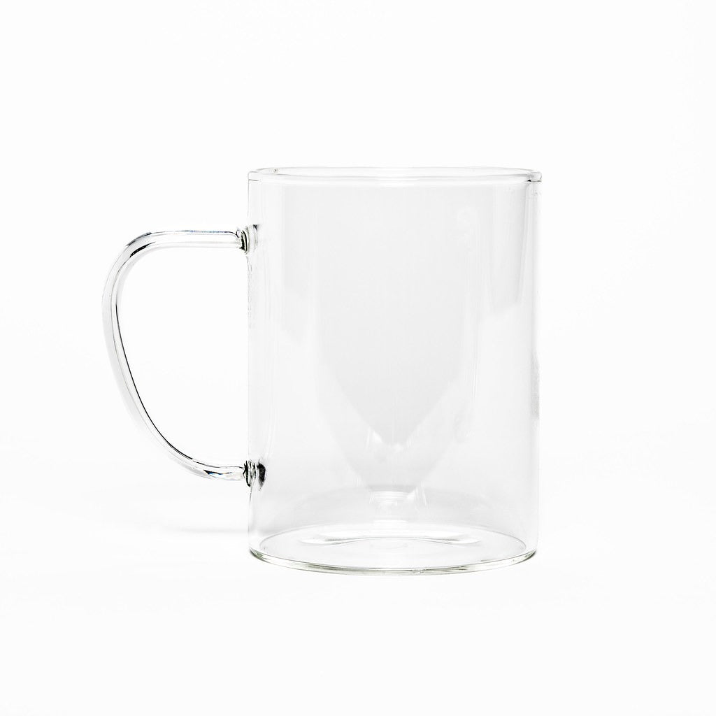 Tasse en verre avec anse - Vision