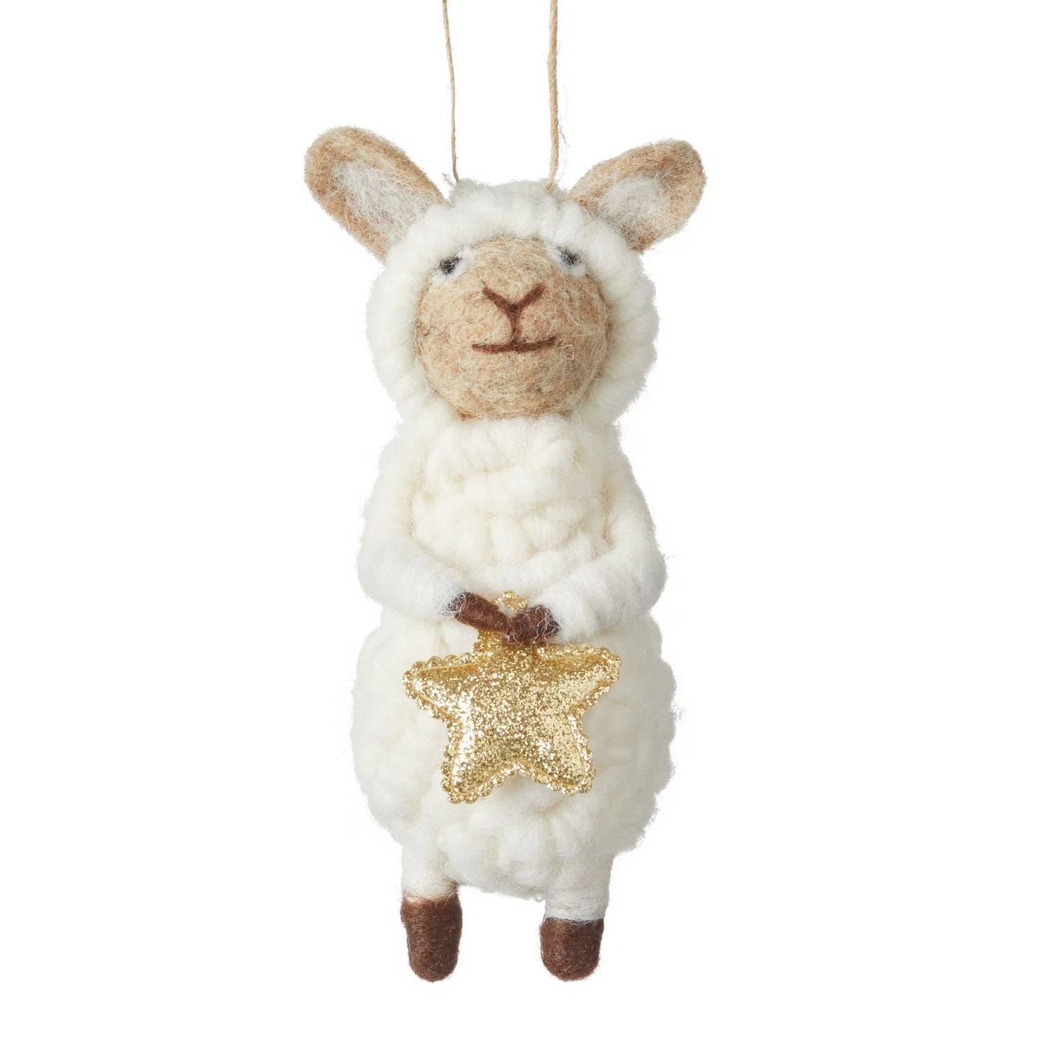 Felt Mouse in Sheep Clothes Ornament