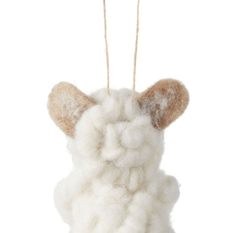 Felt Mouse in Sheep Clothes Ornament