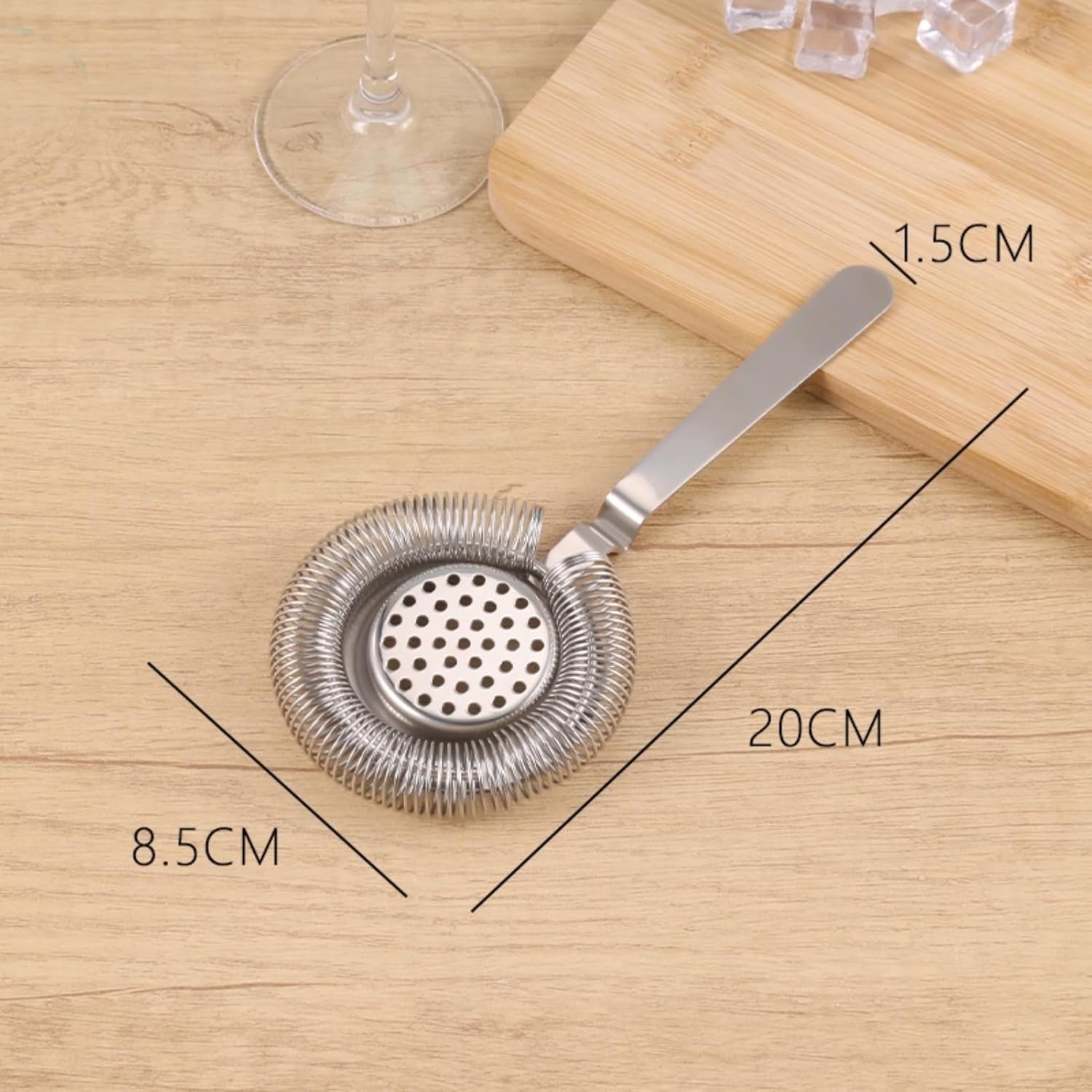 Passoire à cocktail en acier inoxydable