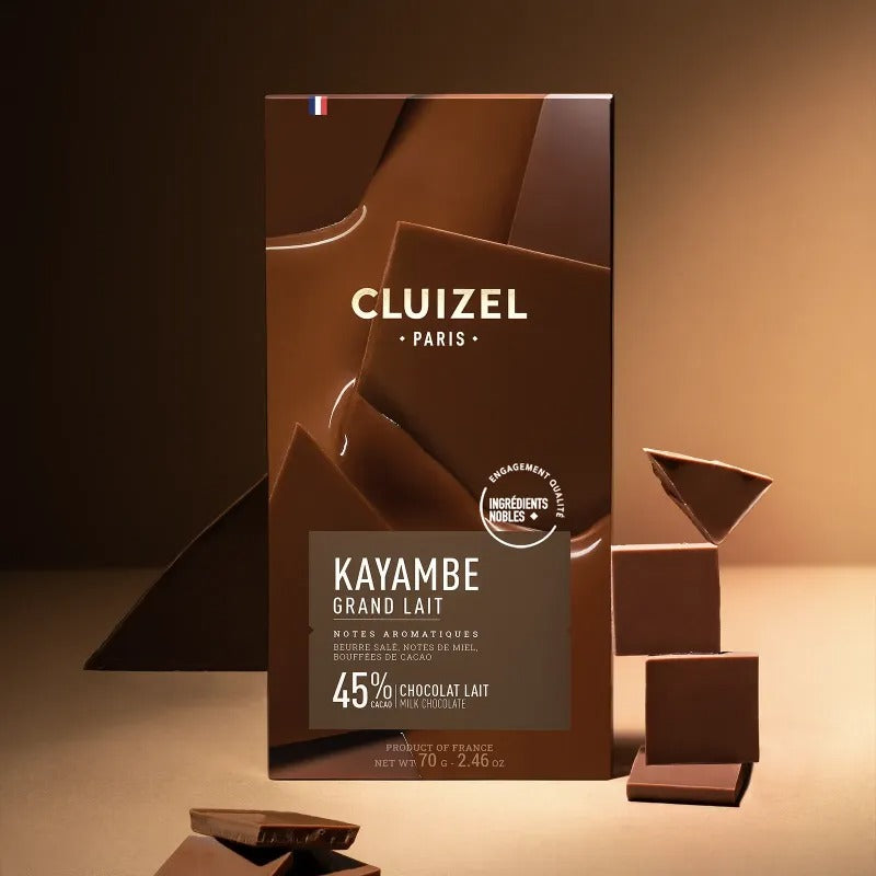 Kayambe Barre de Chocolat Grand Lait 45% 70g