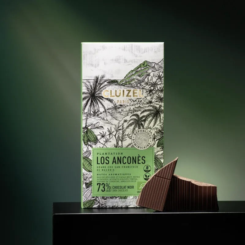 Tablette de chocolat noir Plantation Los Anconès 73% 70g