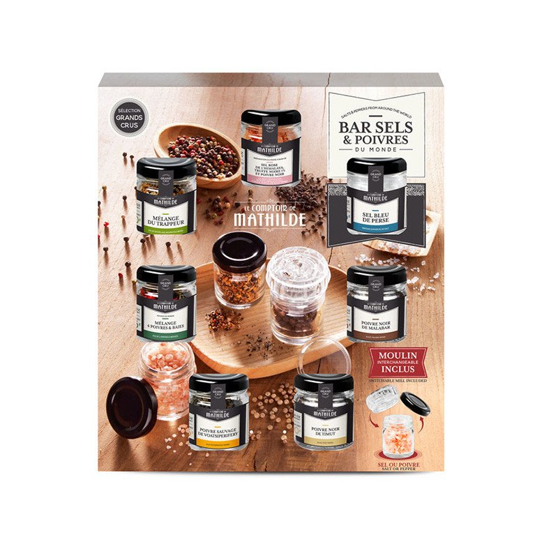 Coffret Sels et Poivres du Monde - 7x35g