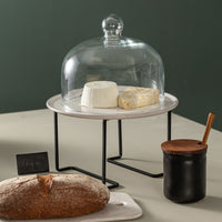 Pot à miel avec couvercle en bois et cuillère