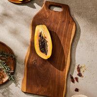 Teak Wood Cutting Board With Handle