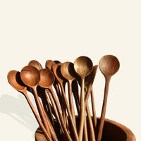 Wooden Cocktail Spoon - Set of 4