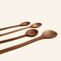 Wooden Cocktail Spoon - Set of 4